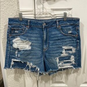 American Eagle Distressed Denim Shorts